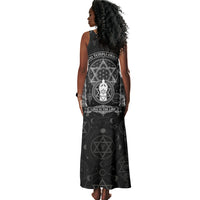 Ordo Templi Orientis Occult Symbolism Tank Maxi Dress Esoteric Alchemy Sacred Geometry Black