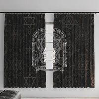 Ordo Templi Orientis Occult Symbolism Window Curtain Esoteric Alchemy Sacred Geometry Black