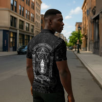 Ordo Templi Orientis Occult Symbolism Zipper Polo Shirt Esoteric Alchemy Sacred Geometry Black