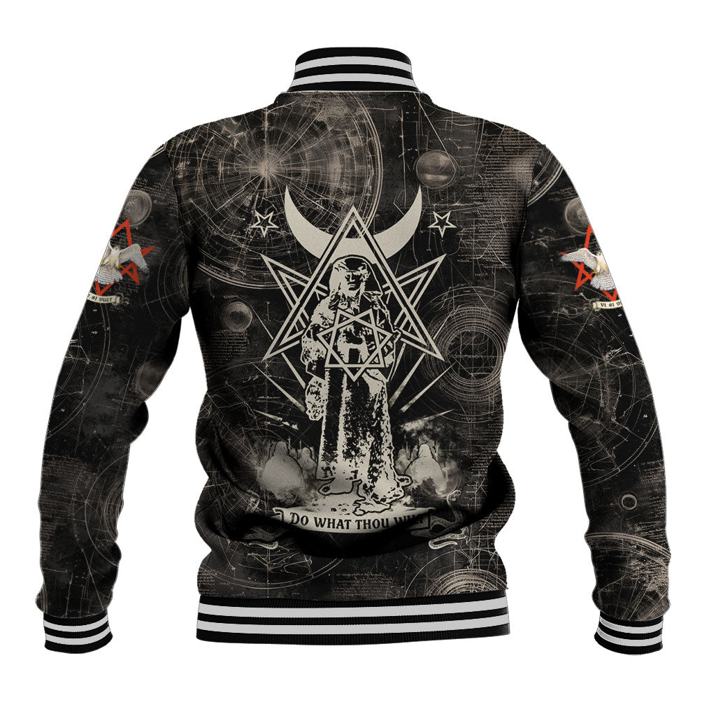 Ordo Templi Orientis Thelema Baseball Jacket Do What Thou Wilt Mystic Serpent