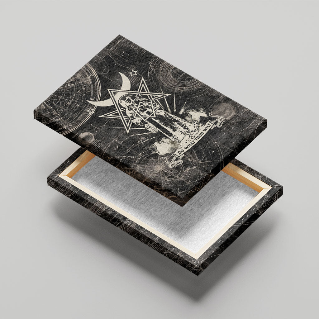 Ordo Templi Orientis Thelema Canvas Wall Art Do What Thou Wilt Mystic Serpent