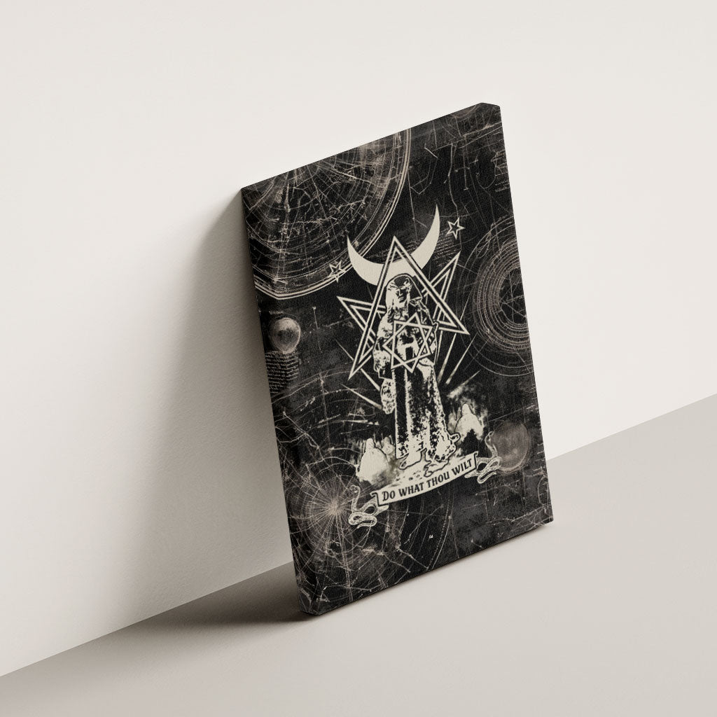 Ordo Templi Orientis Thelema Canvas Wall Art Do What Thou Wilt Mystic Serpent