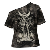 Ordo Templi Orientis Thelema Cross Shoulder Shirt Do What Thou Wilt Mystic Serpent