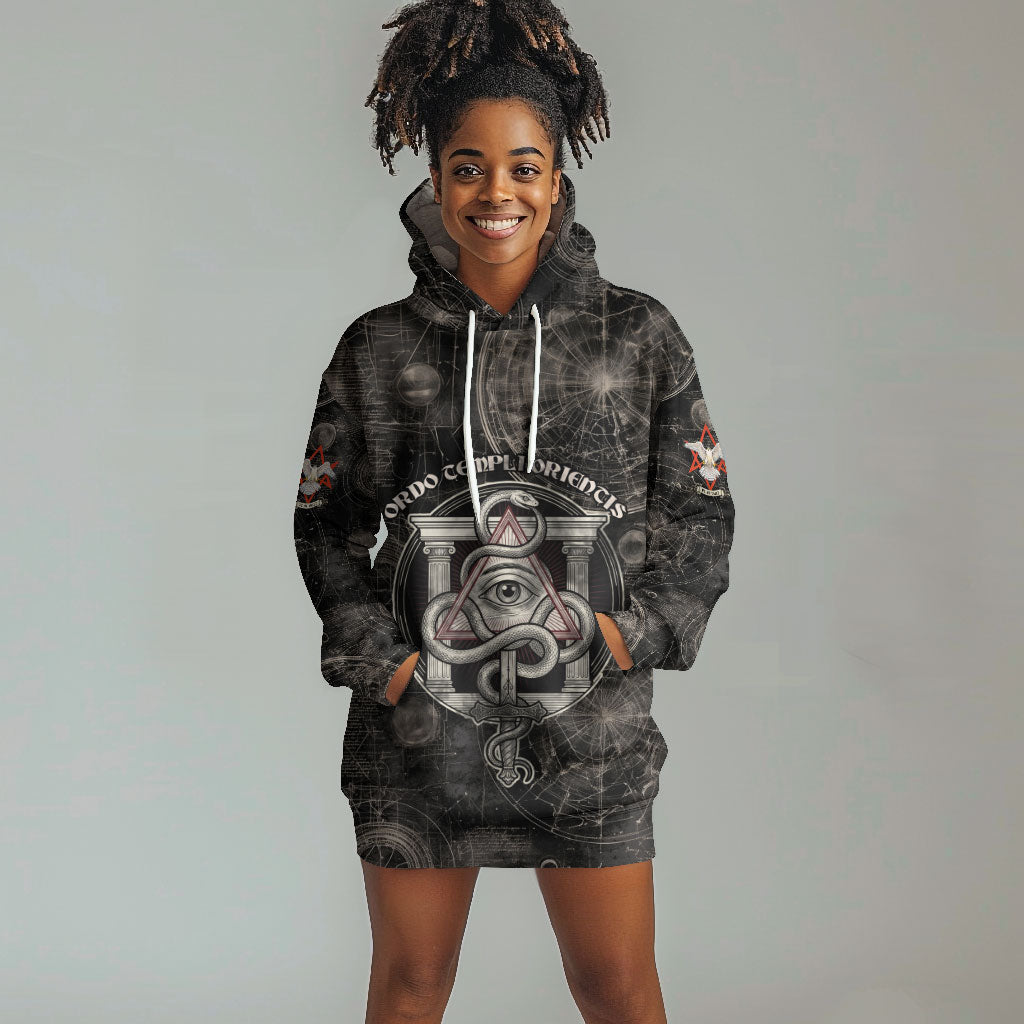 Ordo Templi Orientis Thelema Hoodie Dress Do What Thou Wilt Mystic Serpent