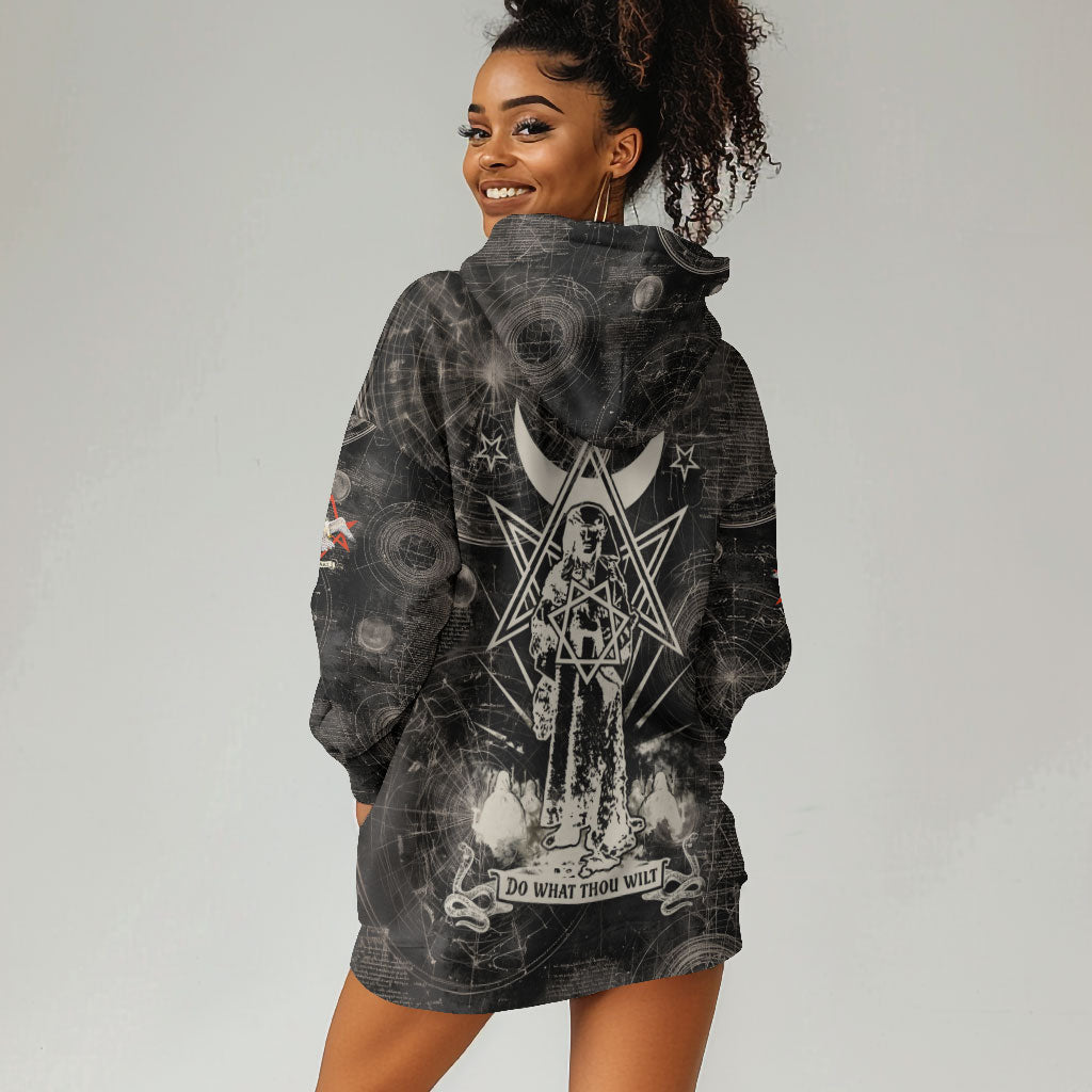 Ordo Templi Orientis Thelema Hoodie Dress Do What Thou Wilt Mystic Serpent