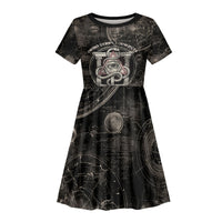 Ordo Templi Orientis Thelema Kid Short Sleeve Dress Do What Thou Wilt Mystic Serpent