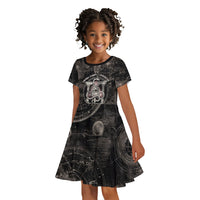 Ordo Templi Orientis Thelema Kid Short Sleeve Dress Do What Thou Wilt Mystic Serpent