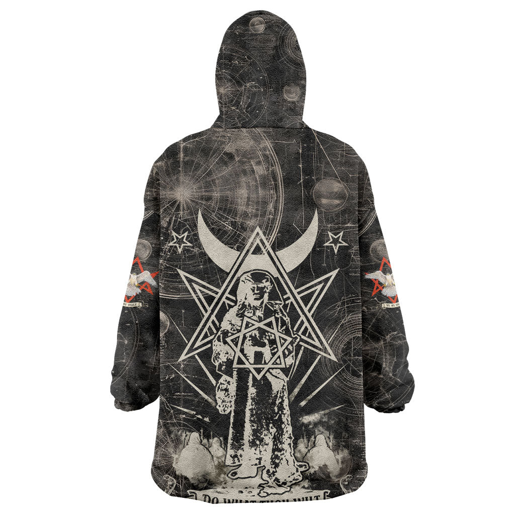 Ordo Templi Orientis Thelema Kid Wearable Blanket Hoodie Do What Thou Wilt Mystic Serpent