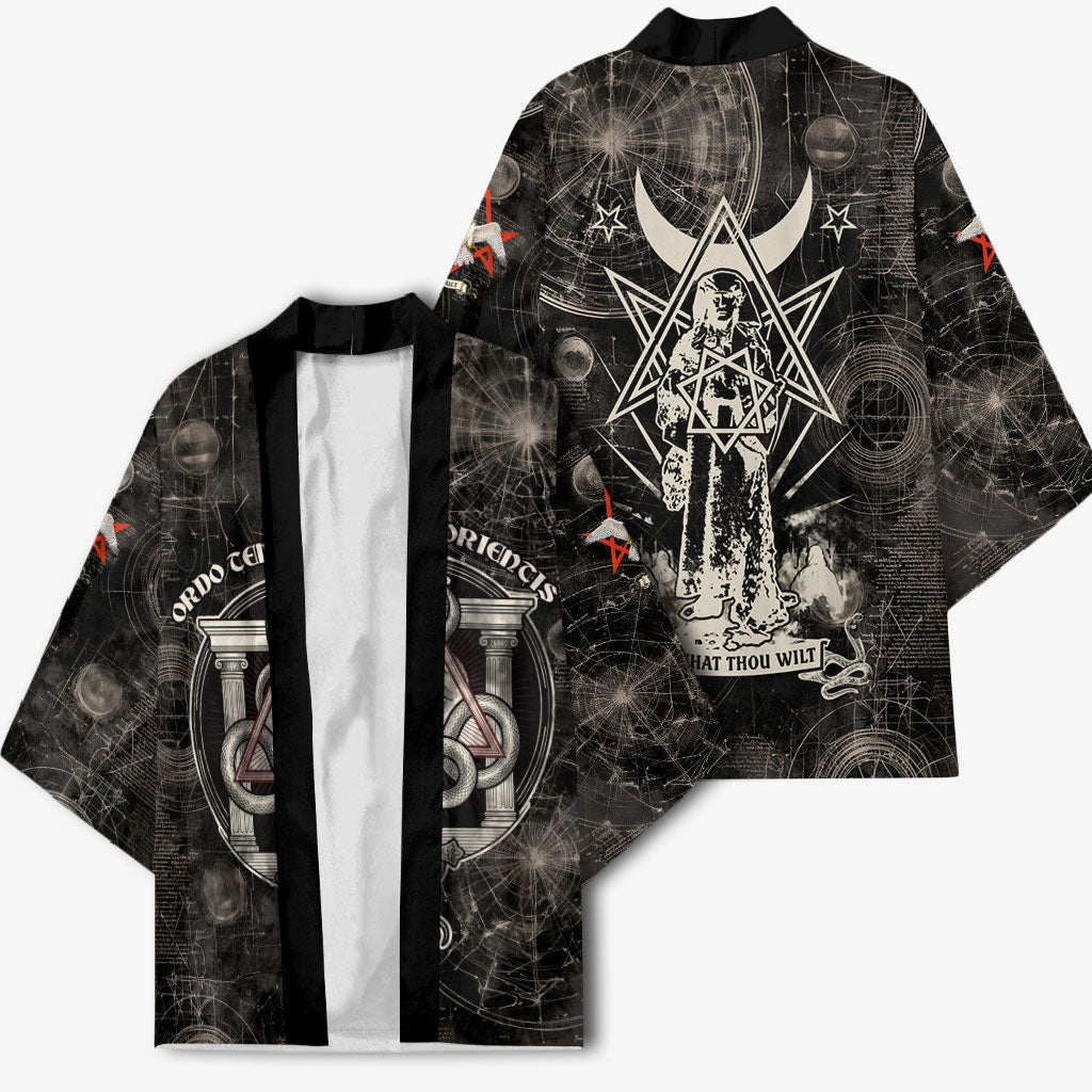 Ordo Templi Orientis Thelema Kimono Do What Thou Wilt Mystic Serpent