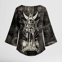 Ordo Templi Orientis Thelema Kimono Sleeve Blouse Do What Thou Wilt Mystic Serpent