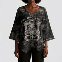 Ordo Templi Orientis Thelema Kimono Sleeve Blouse Do What Thou Wilt Mystic Serpent
