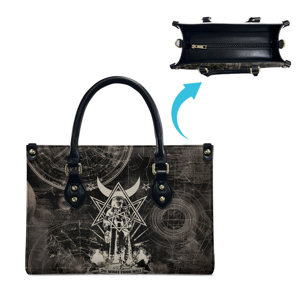 Ordo Templi Orientis Thelema Leather Bag Do What Thou Wilt Mystic Serpent