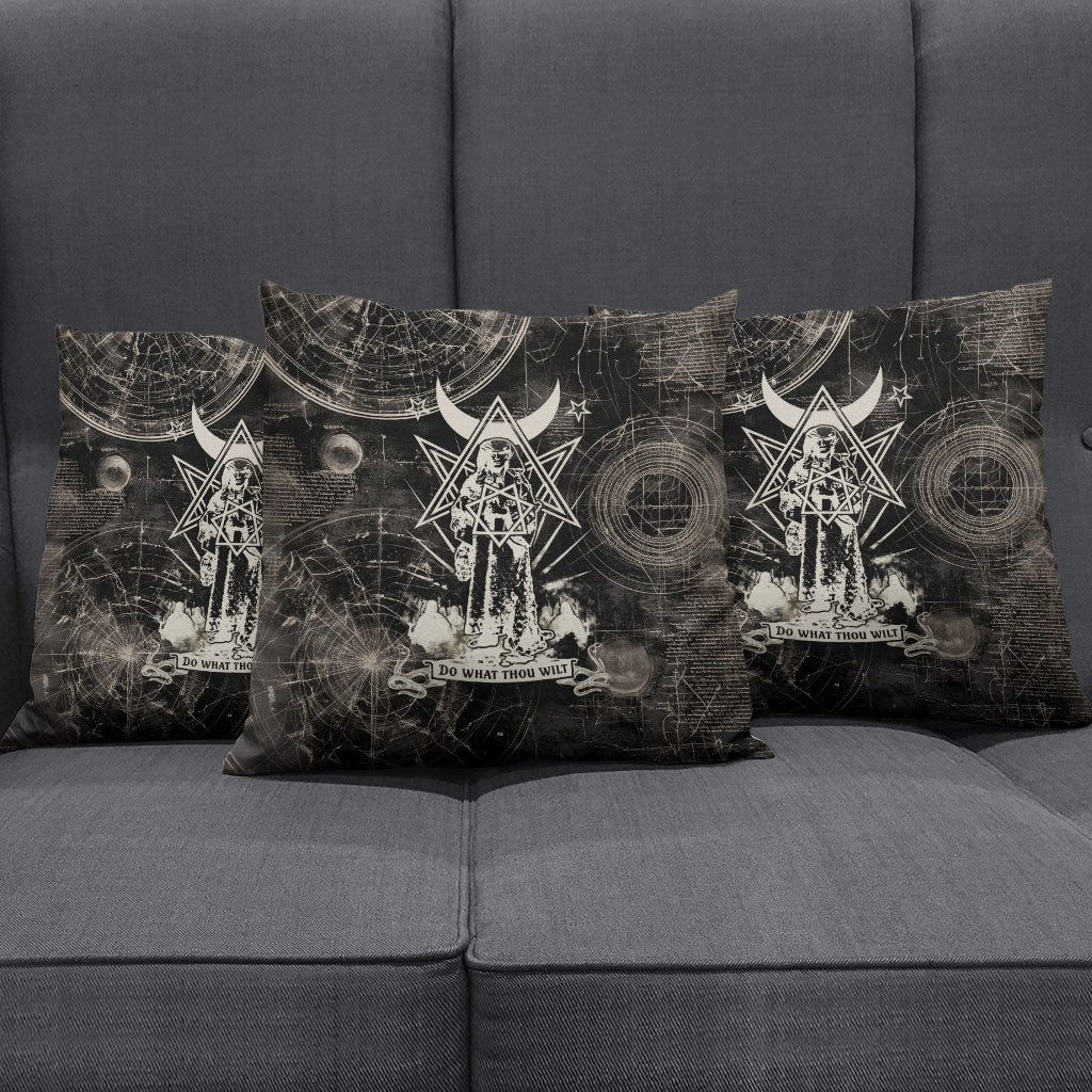Ordo Templi Orientis Thelema Pillow Cover Do What Thou Wilt Mystic Serpent