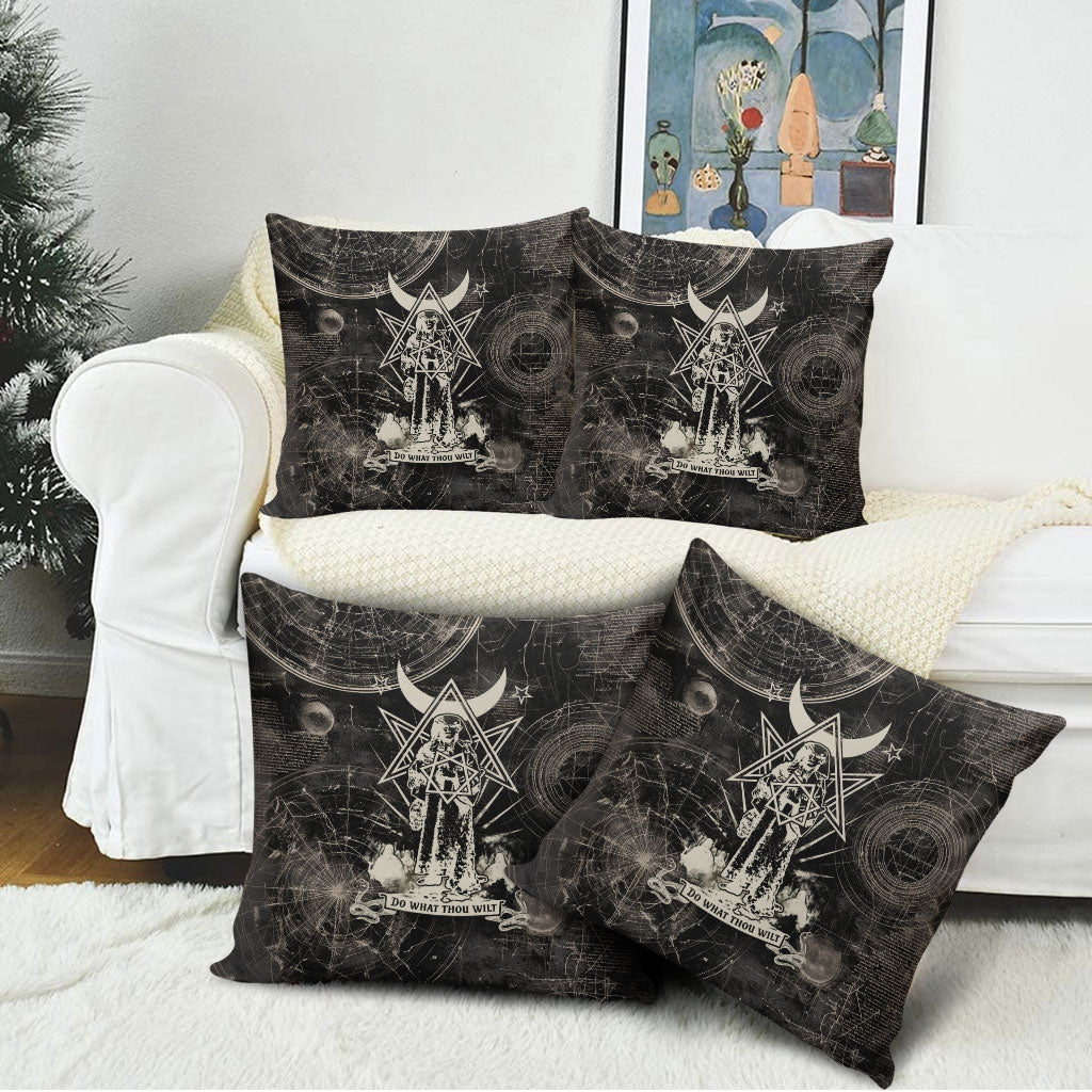 Ordo Templi Orientis Thelema Pillow Cover Do What Thou Wilt Mystic Serpent