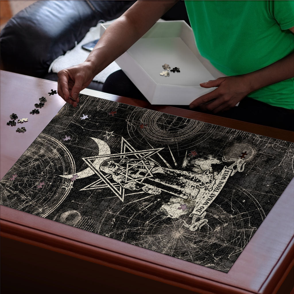 Ordo Templi Orientis Thelema Puzzle Do What Thou Wilt Mystic Serpent