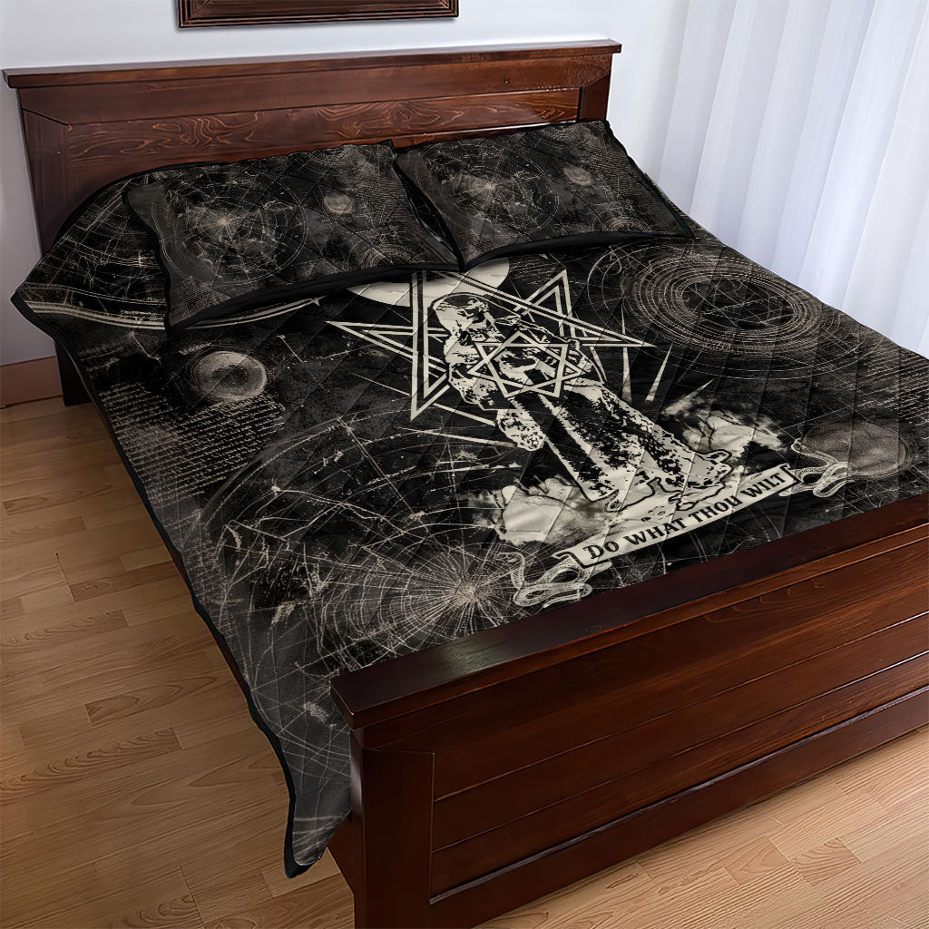 Ordo Templi Orientis Thelema Quilt Bed Set Do What Thou Wilt Mystic Serpent