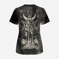 Ordo Templi Orientis Thelema Scrub Top Do What Thou Wilt Mystic Serpent