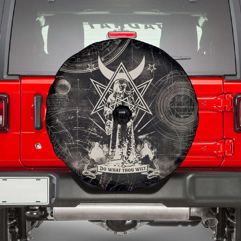 Ordo Templi Orientis Thelema Spare Tire Cover Do What Thou Wilt Mystic Serpent