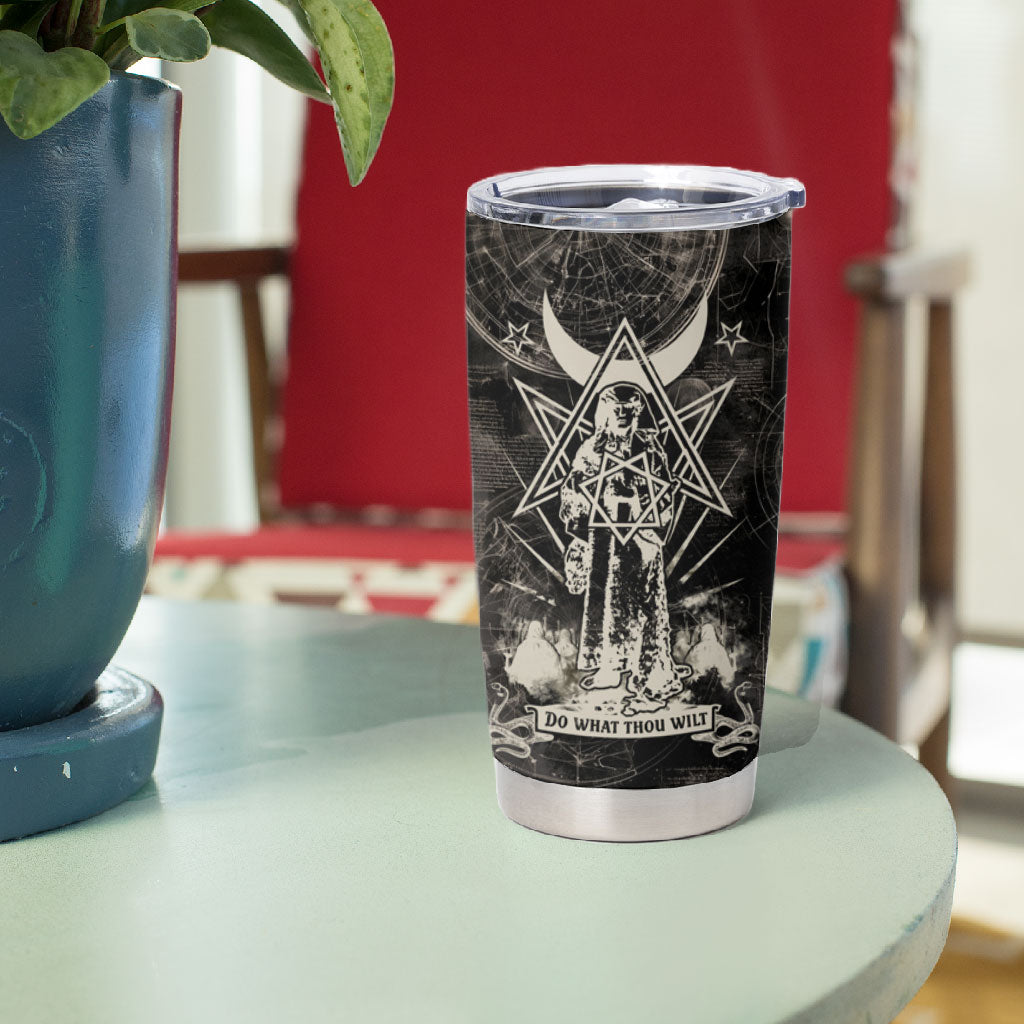 Ordo Templi Orientis Thelema Tumbler Cup Do What Thou Wilt Mystic Serpent