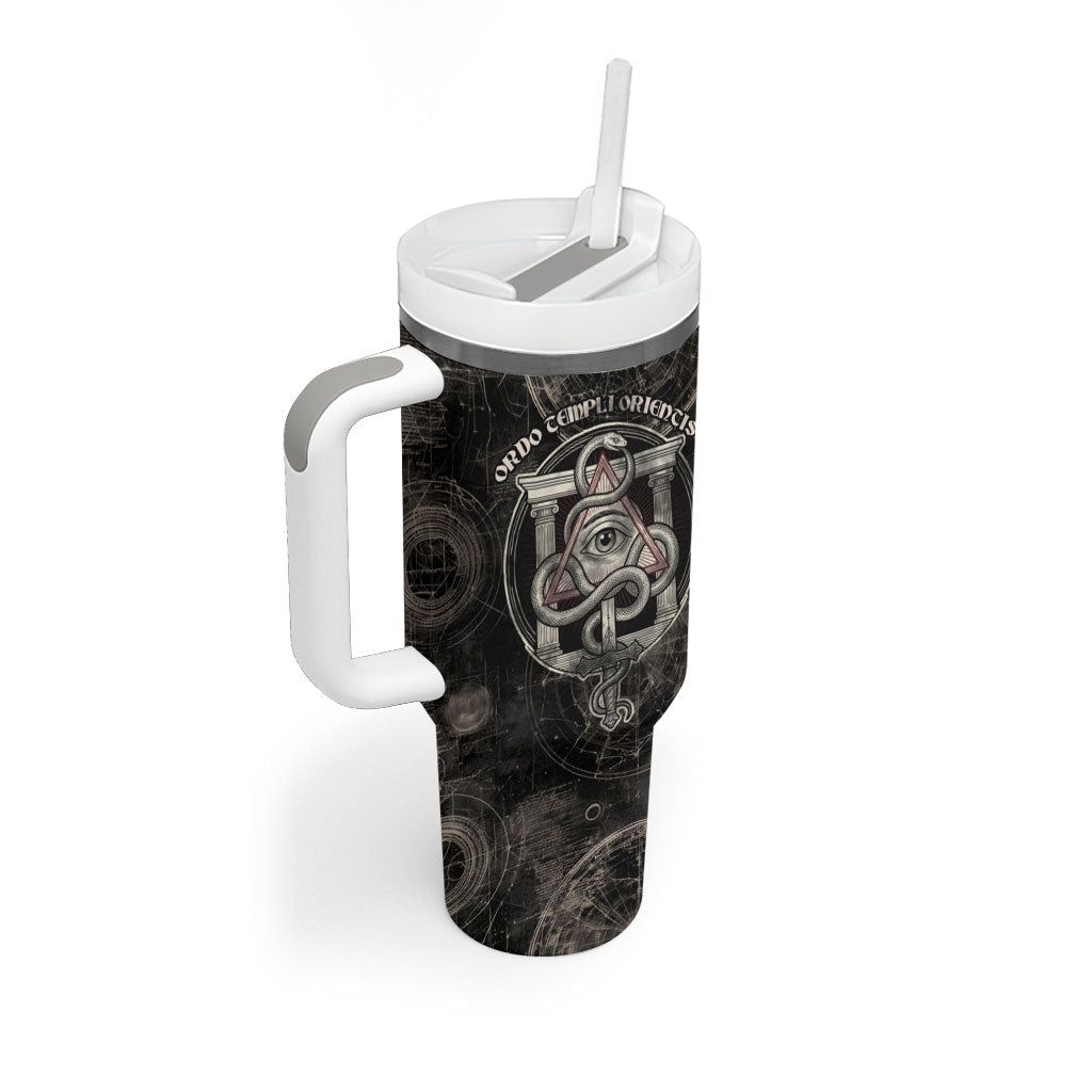 Ordo Templi Orientis Thelema Tumbler With Handle Do What Thou Wilt Mystic Serpent