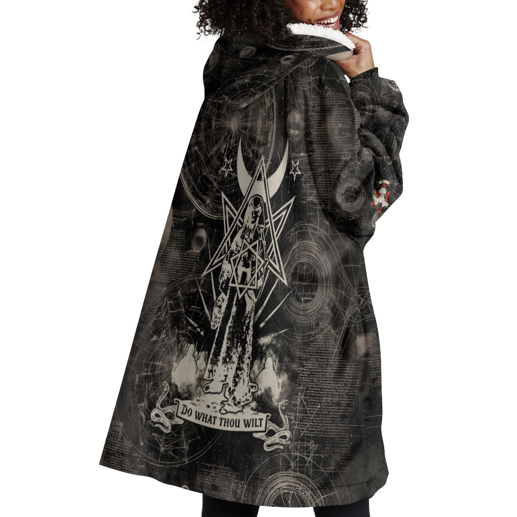 Ordo Templi Orientis Thelema Wearable Blanket Hoodie Do What Thou Wilt Mystic Serpent