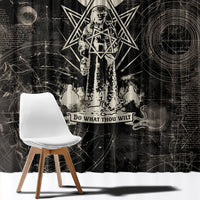 Ordo Templi Orientis Thelema Window Curtain Do What Thou Wilt Mystic Serpent