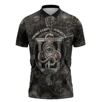Ordo Templi Orientis Thelema Zipper Polo Shirt Do What Thou Wilt Mystic Serpent
