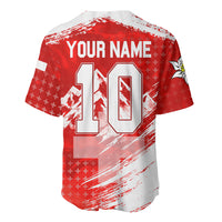 Personalized Switzerland Football Alpine Goat Baseball Jersey Swiss Flag Snow Mountain - Soccer Mascot