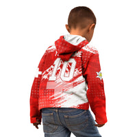 Personalized Switzerland Football Alpine Goat Kid Hoodie Swiss Flag Snow Mountain - Soccer Mascot