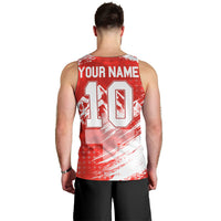 Personalized Switzerland Football Alpine Goat Men Tank Top Swiss Flag Snow Mountain - Soccer Mascot