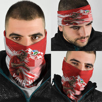 Personalized Switzerland Football Alpine Goat Neck Gaiter Swiss Flag Snow Mountain - Soccer Mascot