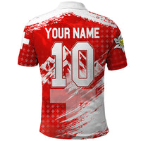 Personalized Switzerland Football Alpine Goat Polo Shirt Swiss Flag Snow Mountain - Soccer Mascot