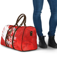 Personalized Switzerland Football Alpine Goat Travel Bag Swiss Flag Snow Mountain - Soccer Mascot