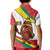 Grenada Kid Polo Shirt with Cocoa Bean Mascot and National Flag Colors - Wonder Print Shop