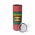 Grenada Skinny Tumbler with Cocoa Bean Mascot and National Flag Colors - Wonder Print Shop