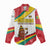 Grenada Women Casual Shirt with Cocoa Bean Mascot and National Flag Colors - Wonder Print Shop