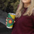 Grenada Coat of Arms Tumbler Cup with Yellow Green Flag Colors and Tribal Pattern Design - Wonder Print Shop