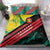 Grenada Mountain Graphic Bedding Set with National Flag and Saint Catherine Quote Design - Wonder Print Shop