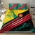 Grenada Mountain Graphic Bedding Set with National Flag and Saint Catherine Quote Design - Wonder Print Shop