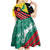 Grenada Mountain Graphic Kid Short Sleeve Dress with National Flag and Saint Catherine Quote Design - Wonder Print Shop