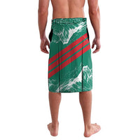 Grenada Mountain Graphic Lavalava with National Flag and Saint Catherine Quote Design - Wonder Print Shop