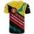 Grenada Mountain Graphic T Shirt with National Flag and Saint Catherine Quote Design - Wonder Print Shop