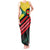 Grenada Mountain Graphic Tank Maxi Dress with National Flag and Saint Catherine Quote Design - Wonder Print Shop