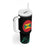 Grenada Mountain Graphic Tumbler With Handle with National Flag and Saint Catherine Quote Design - Wonder Print Shop