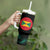 Grenada Mountain Graphic Tumbler With Handle with National Flag and Saint Catherine Quote Design - Wonder Print Shop