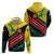 Grenada Mountain Graphic Zip Hoodie with National Flag and Saint Catherine Quote Design - Wonder Print Shop