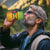 Grenada Tribal Floral Pattern 4 in 1 Can Cooler Tumbler with Rasta Gradient and Flame Motto Design - Wonder Print Shop