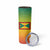 Grenada Tribal Floral Pattern Skinny Tumbler with Rasta Gradient and Flame Motto Design - Wonder Print Shop