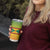 Grenada Tribal Floral Pattern Tumbler Cup with Rasta Gradient and Flame Motto Design - Wonder Print Shop