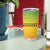 Grenada Tribal Floral Pattern Tumbler Cup with Rasta Gradient and Flame Motto Design - Wonder Print Shop